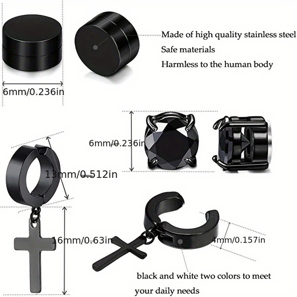 Clips d'Oreilles Magnétiques - Look Piercing Authentique (Sans Perçage)