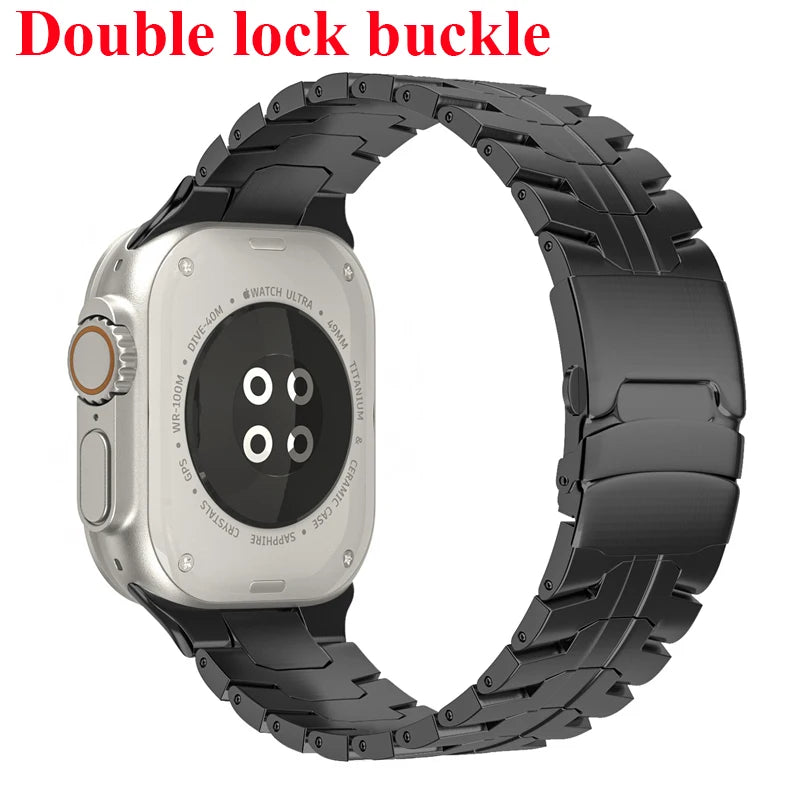 Bracelet Luxe Acier Inoxydable 316L pour Apple Watch
