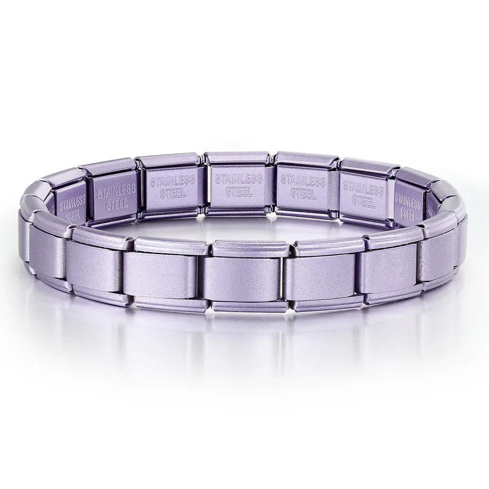 Bracelet à Maillons Modulaires 9mm | Acier Inoxydable Homme/Femme – Style Charm Italien