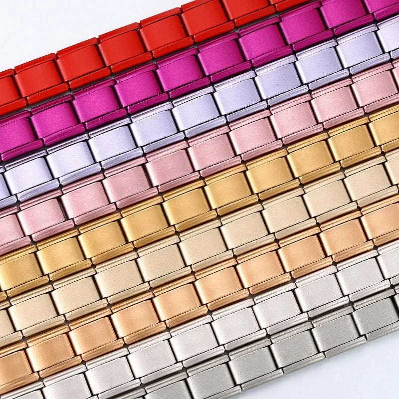 Bracelet à Maillons Modulaires 9mm | Acier Inoxydable Homme/Femme – Style Charm Italien