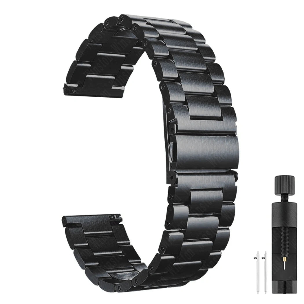 Bracelet en acier inoxydable, 20mm 22mm, pour Samsung Galaxy Watch 7 6 5 4 5Pro 40/44mm 6 Classic 43mm 47mm, bracelet métallique pour Huawei GT5 4Pro