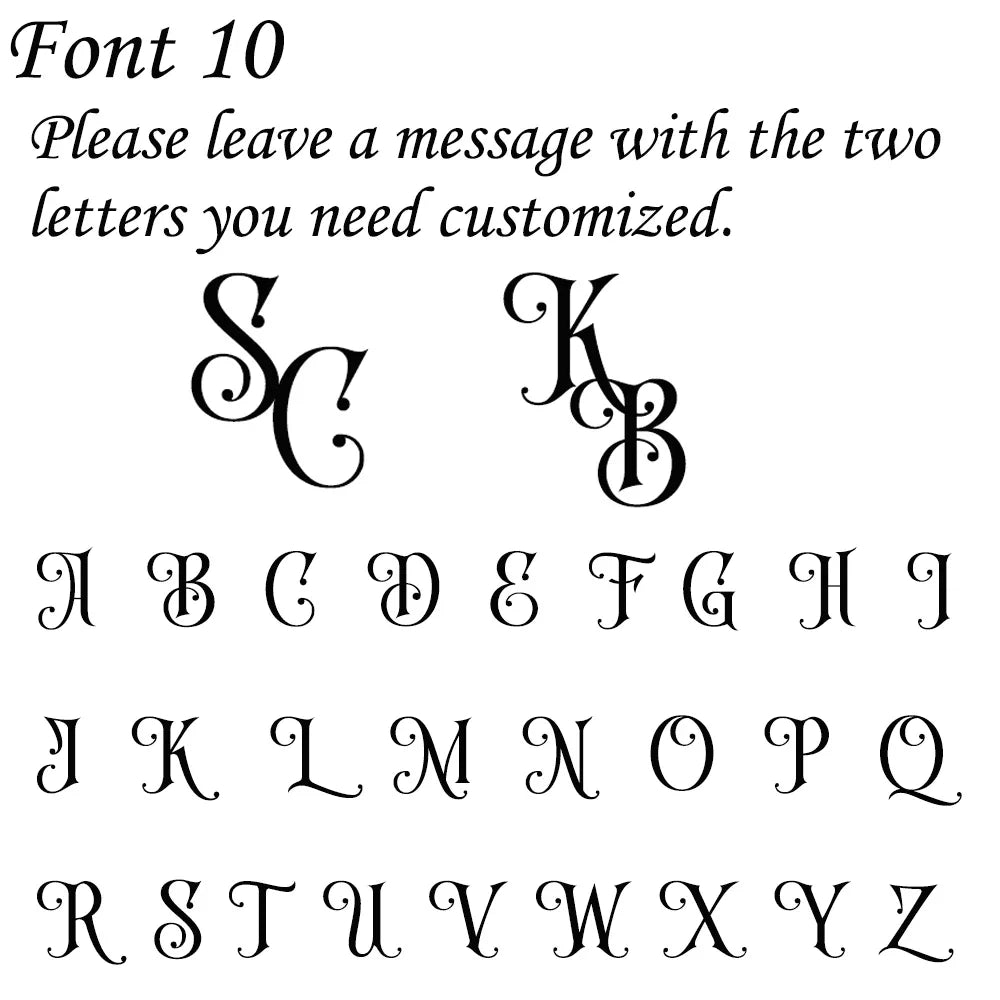 Boutons de Manchette Personnalisés Homme | Initiales Gravées Acier Inoxydable