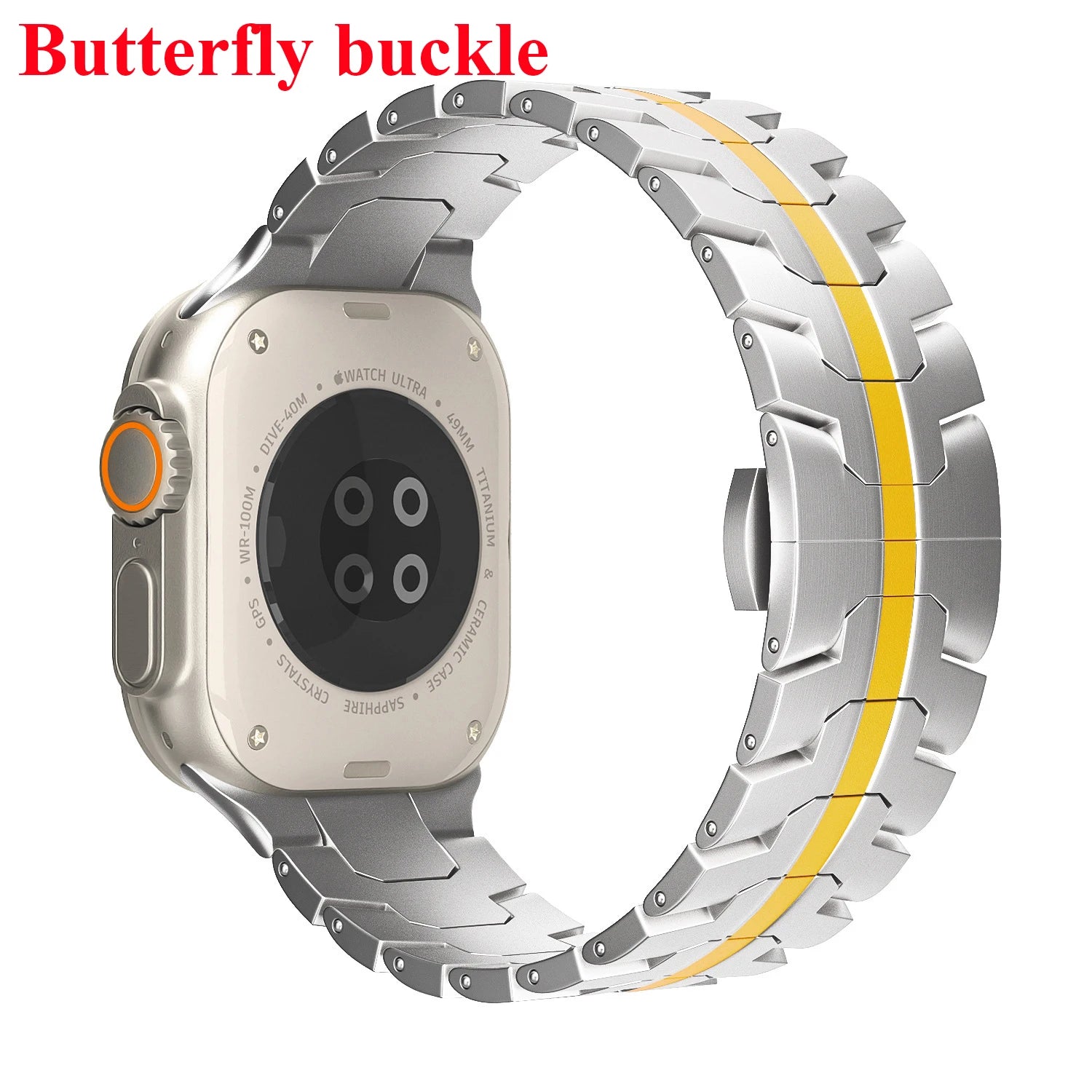 Bracelet Luxe Acier Inoxydable 316L pour Apple Watch