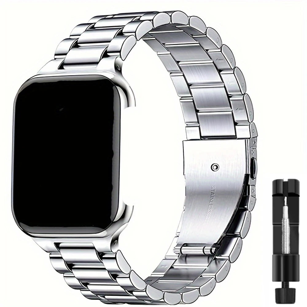 Bracelet Apple Watch Métal Étanche | Acier Inoxydable Sangle Ultra 49mm / 45mm