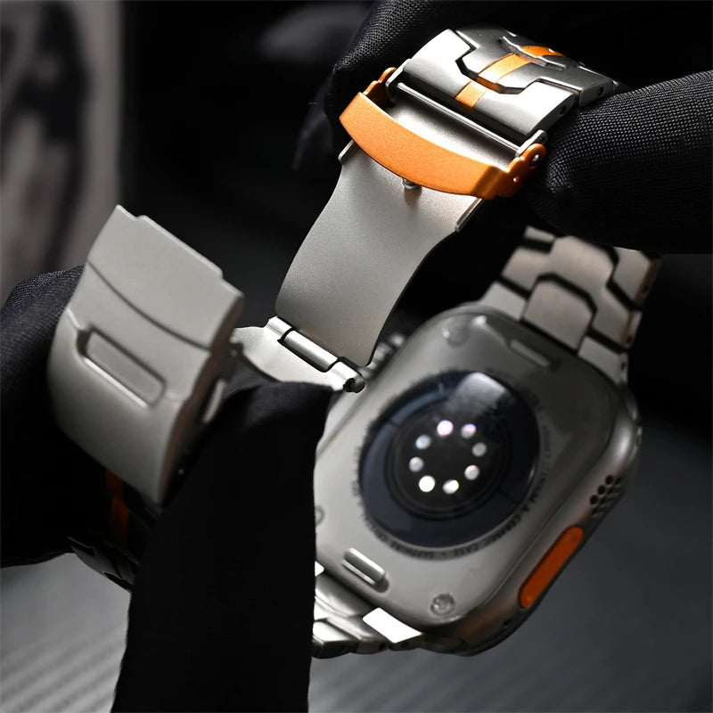 Bracelet Luxe Acier Inoxydable 316L pour Apple Watch