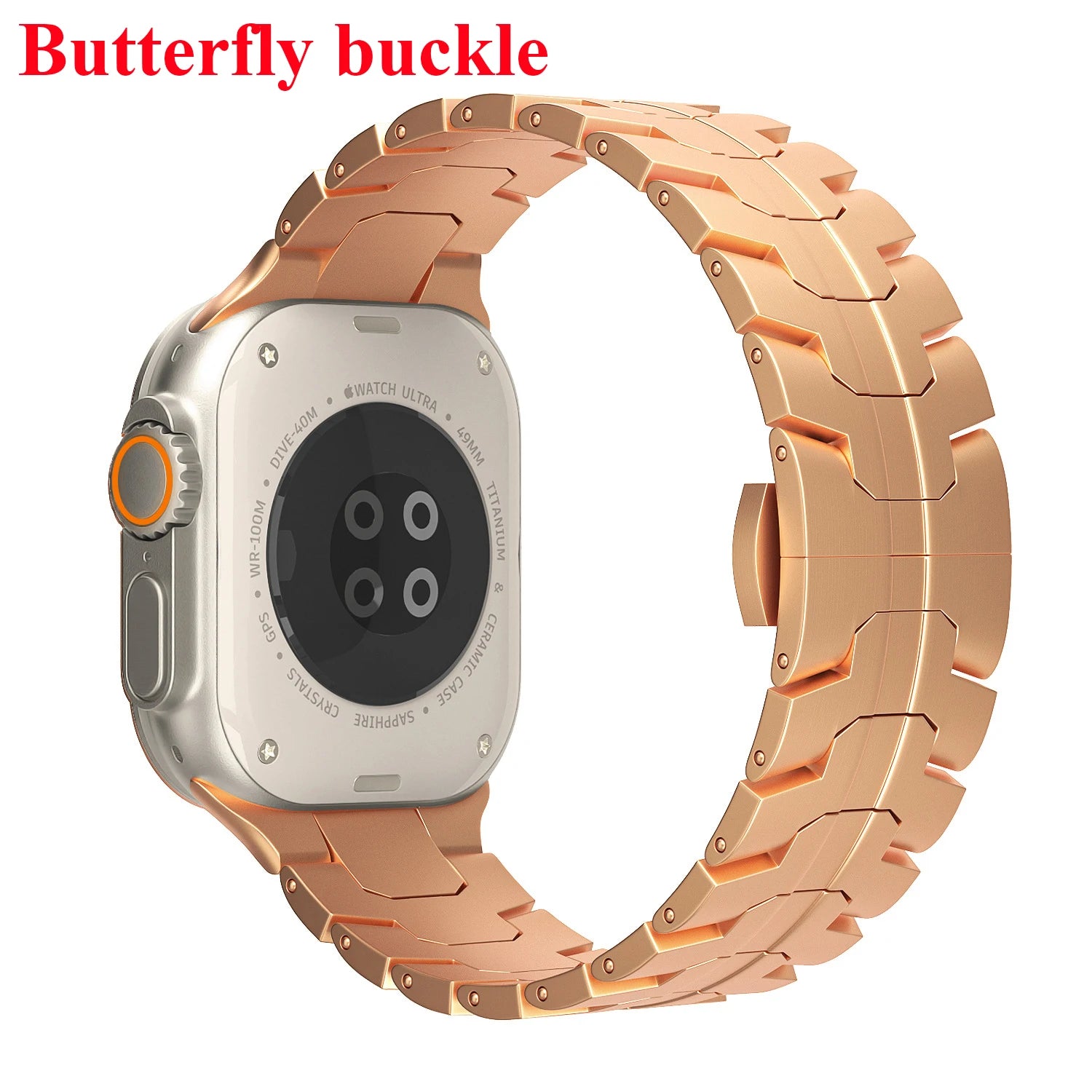Bracelet Luxe Acier Inoxydable 316L pour Apple Watch