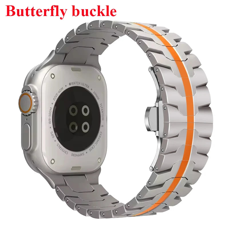 Bracelet Luxe Acier Inoxydable 316L pour Apple Watch