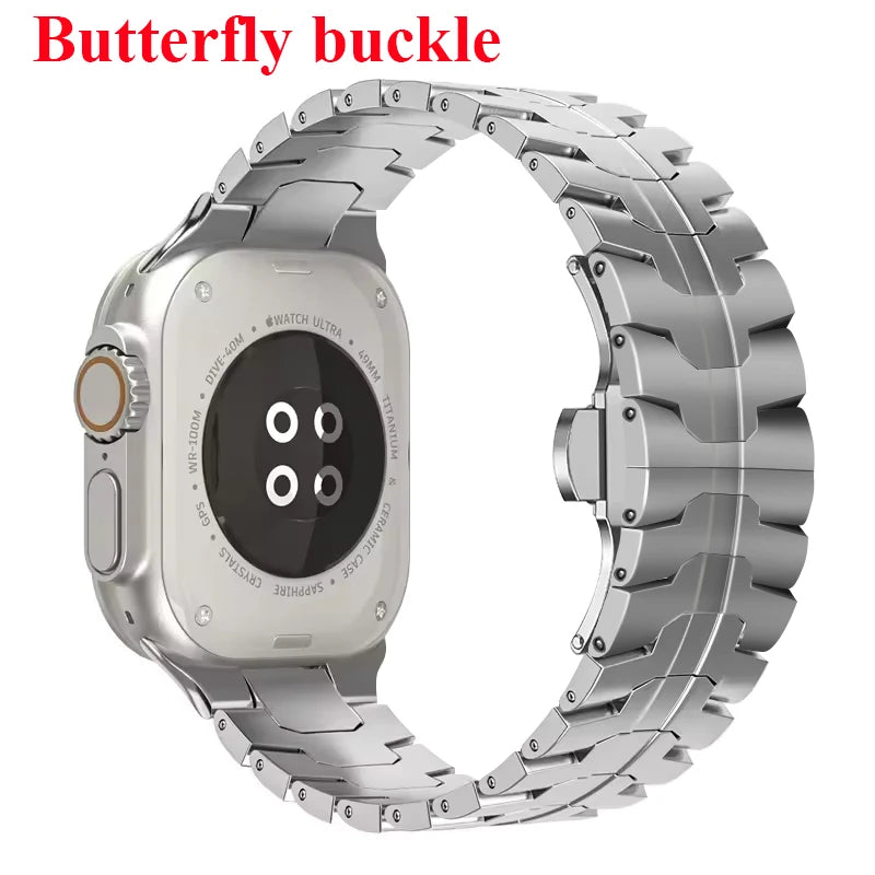 Bracelet Luxe Acier Inoxydable 316L pour Apple Watch