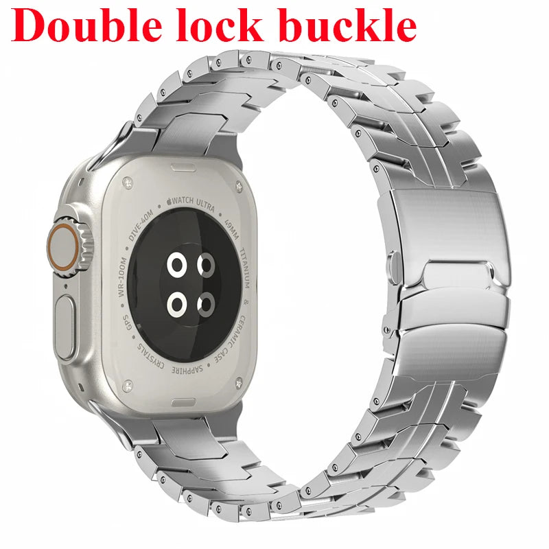 Bracelet Luxe Acier Inoxydable 316L pour Apple Watch