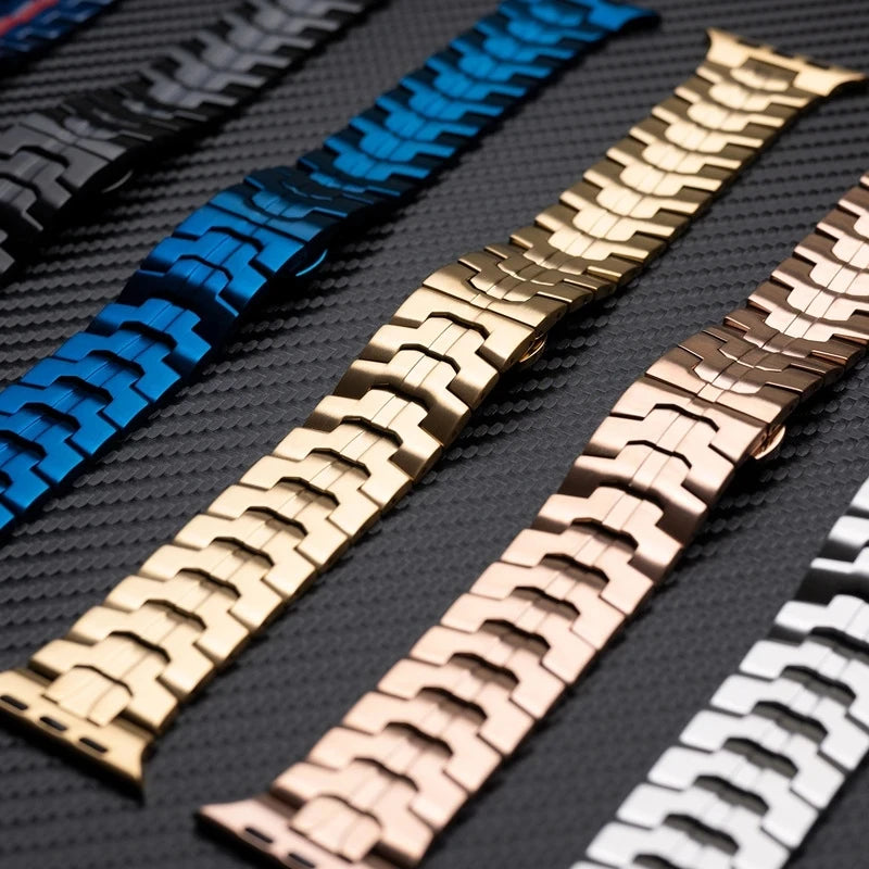 Bracelet Luxe Acier Inoxydable 316L pour Apple Watch