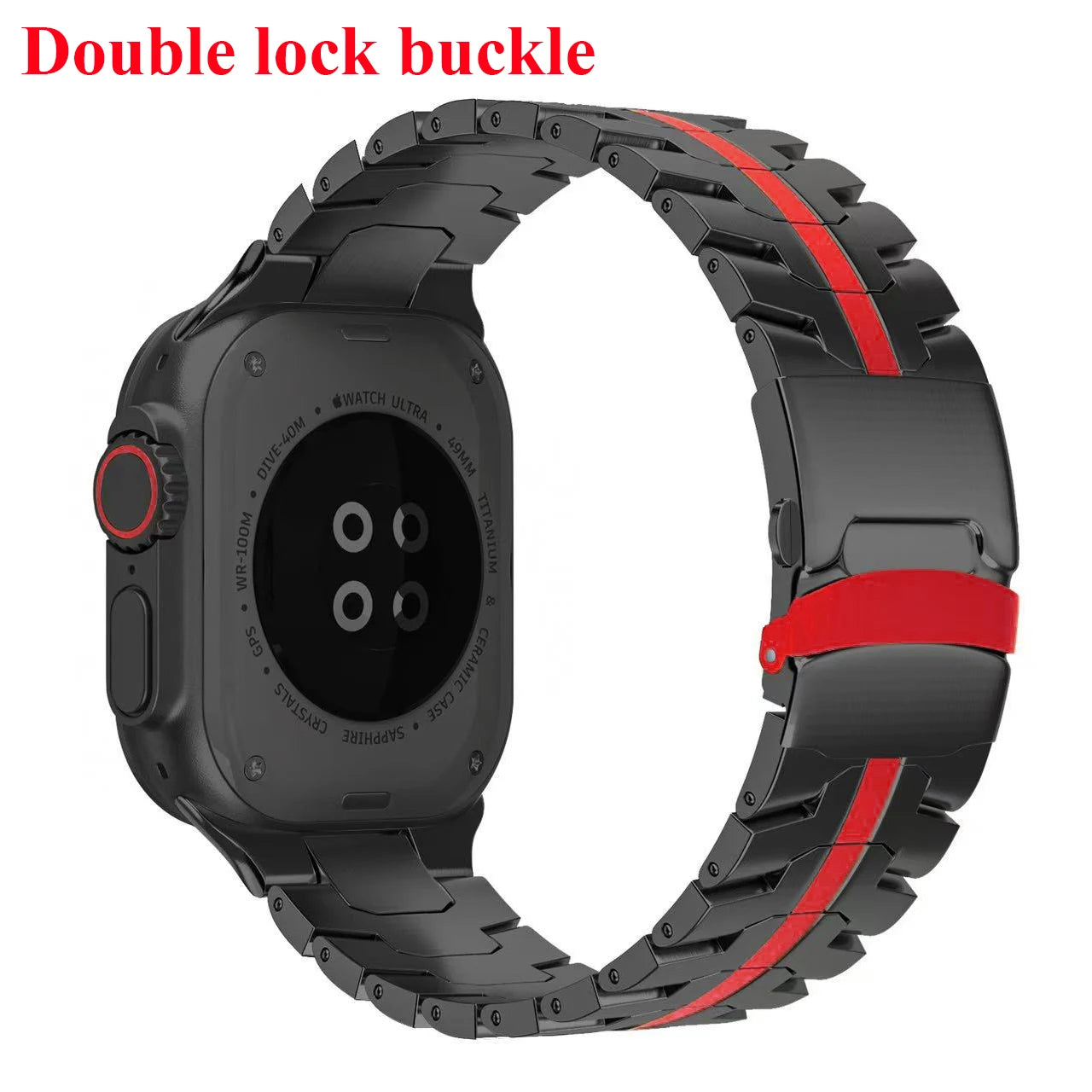 Bracelet Luxe Acier Inoxydable 316L pour Apple Watch