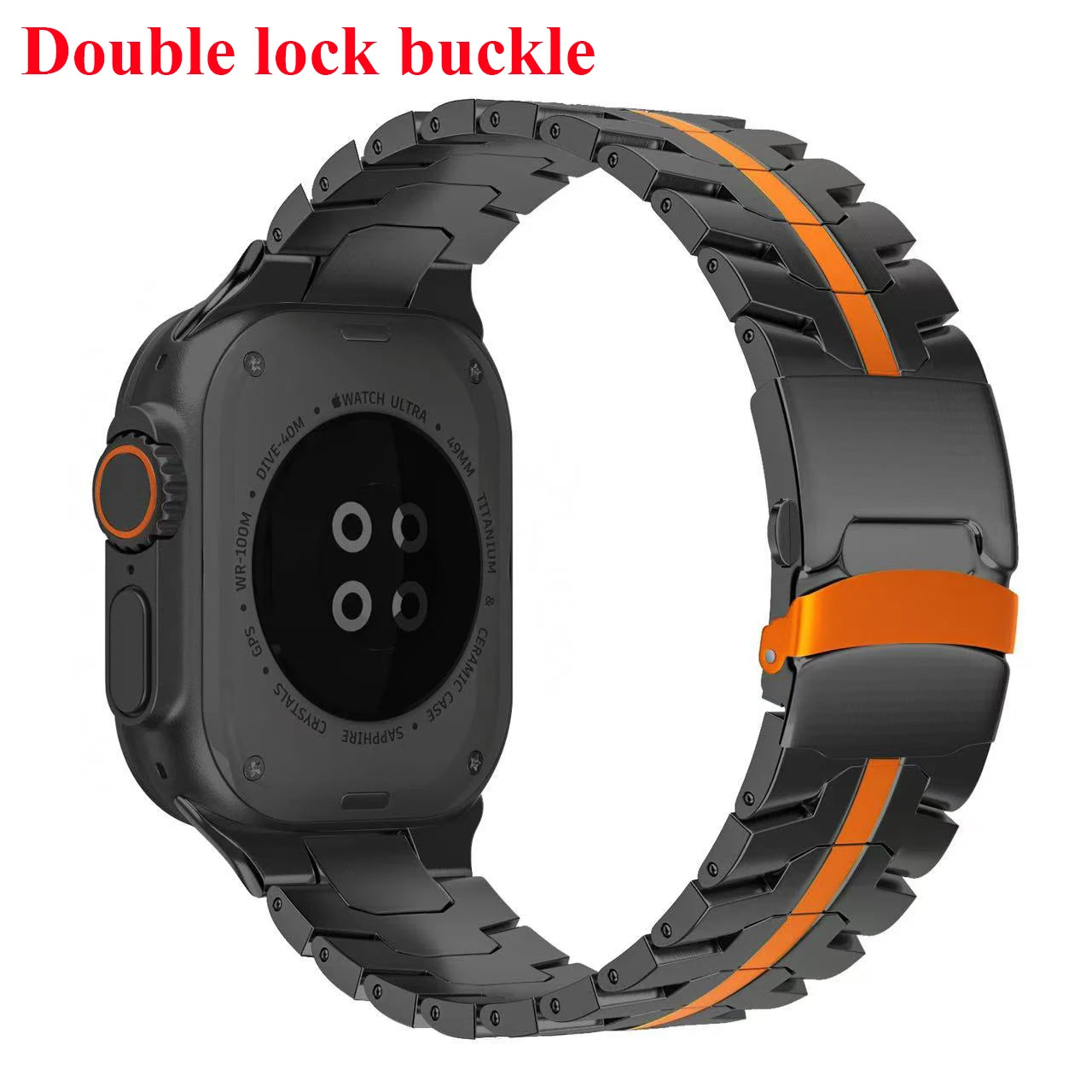 Bracelet Luxe Acier Inoxydable 316L pour Apple Watch