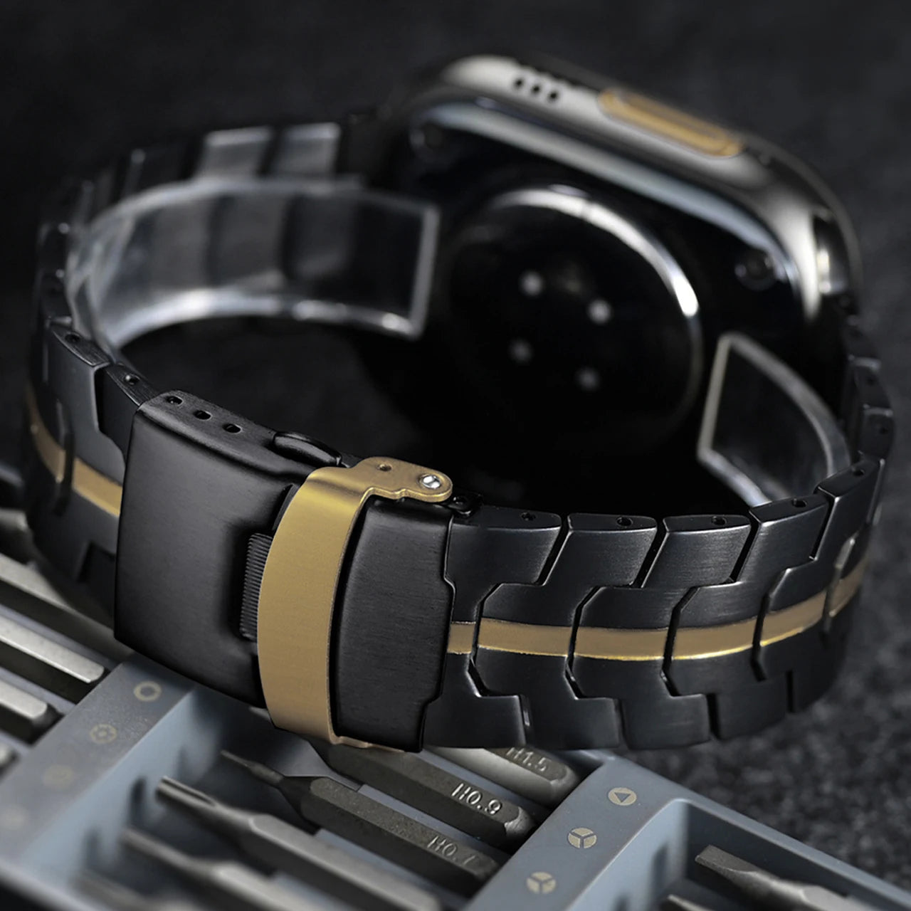 Bracelet Luxe Acier Inoxydable 316L pour Apple Watch