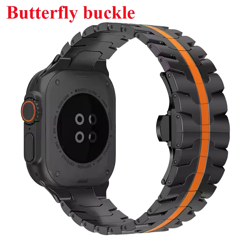 Bracelet Luxe Acier Inoxydable 316L pour Apple Watch