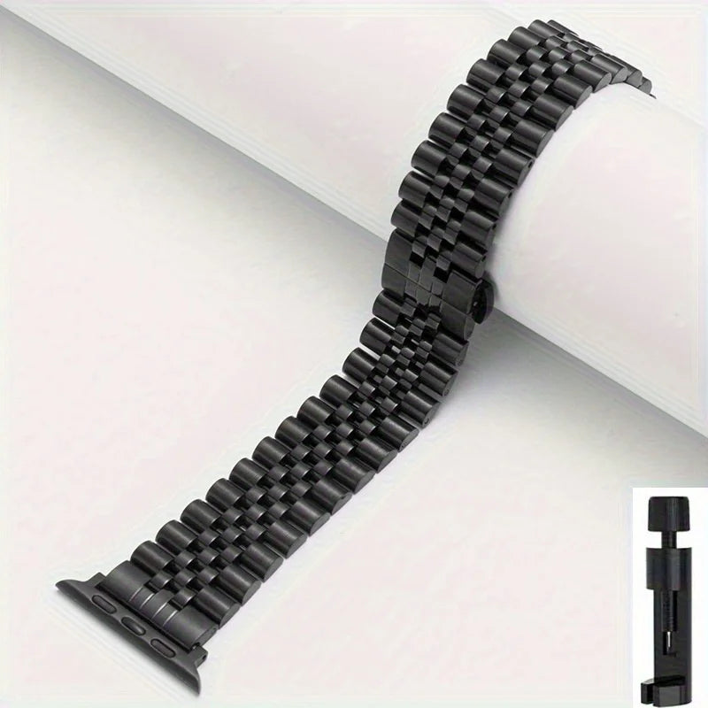 Bracelet Apple Watch Métal Étanche | Acier Inoxydable Sangle Ultra 49mm / 45mm