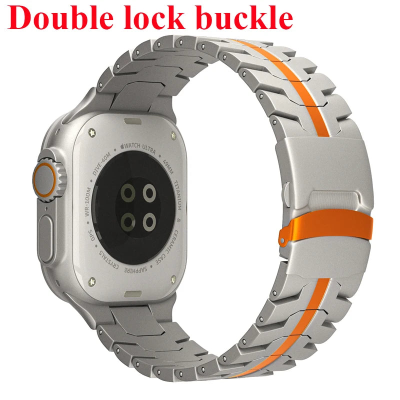 Bracelet Luxe Acier Inoxydable 316L pour Apple Watch