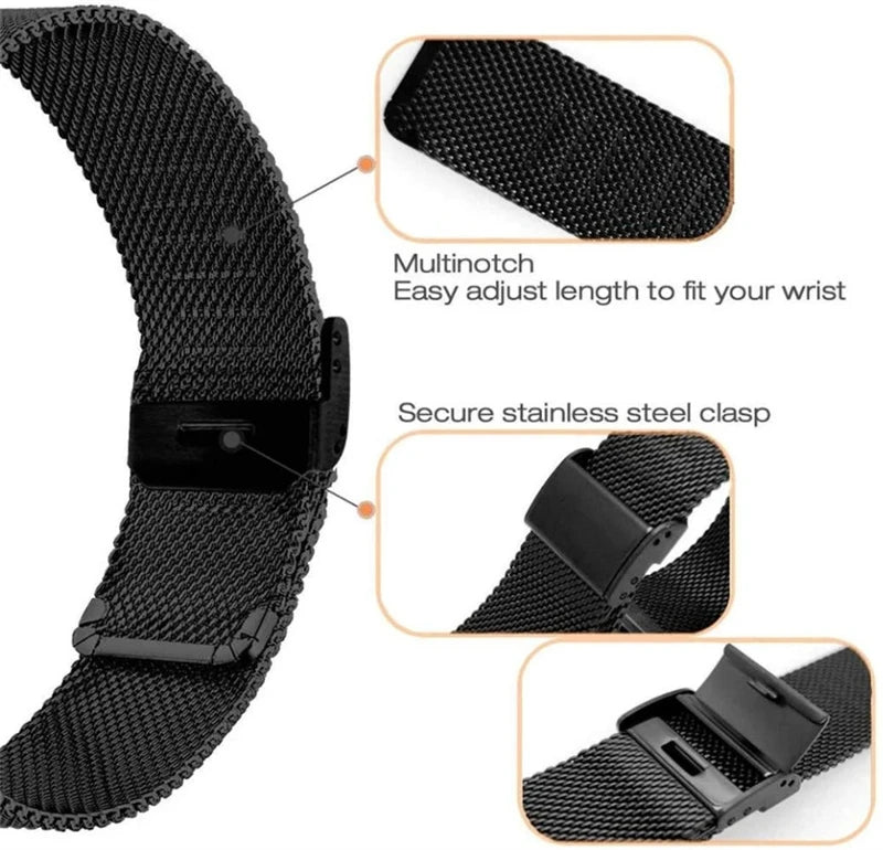 Bracelet Acier Inoxydable pour Redmi Watch 5 Active & Lite | SilverProtect