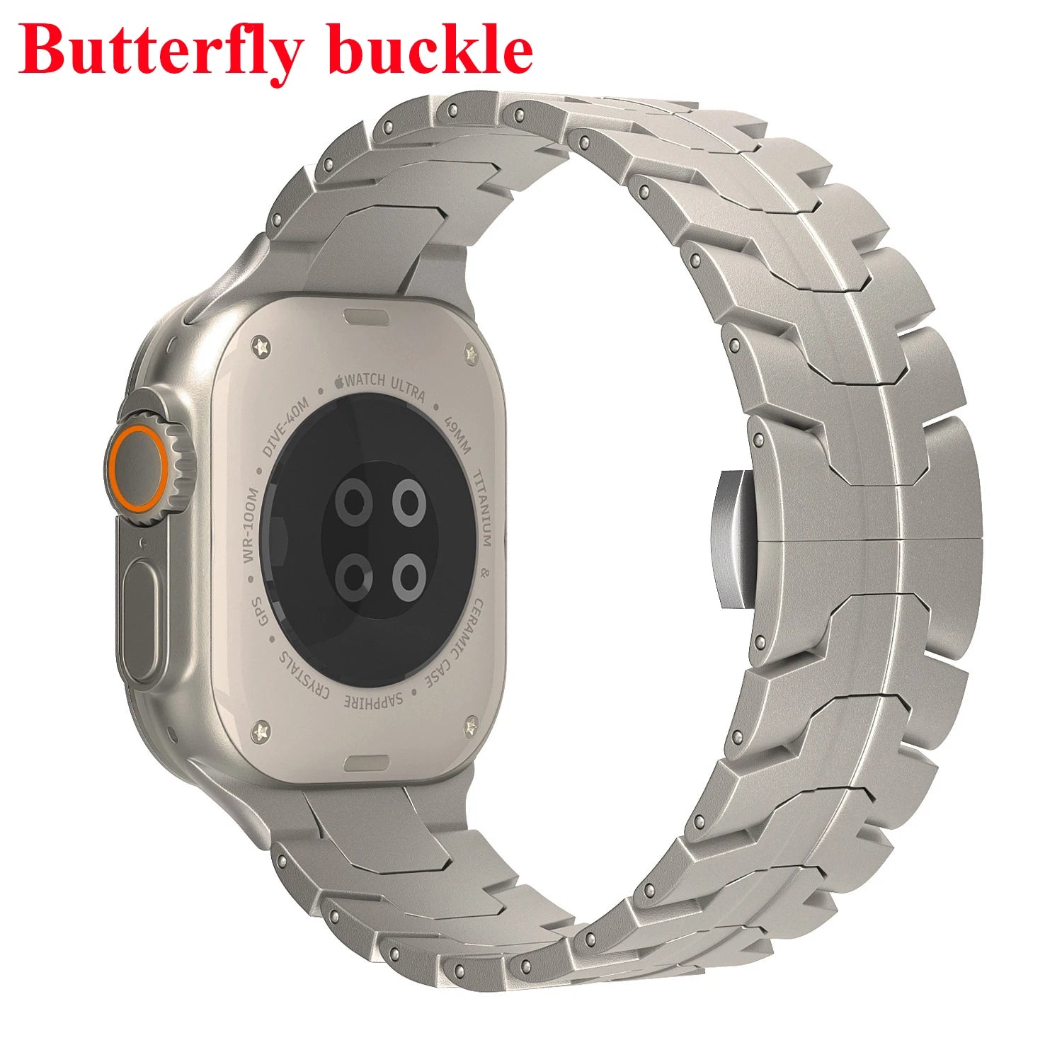 Bracelet Luxe Acier Inoxydable 316L pour Apple Watch