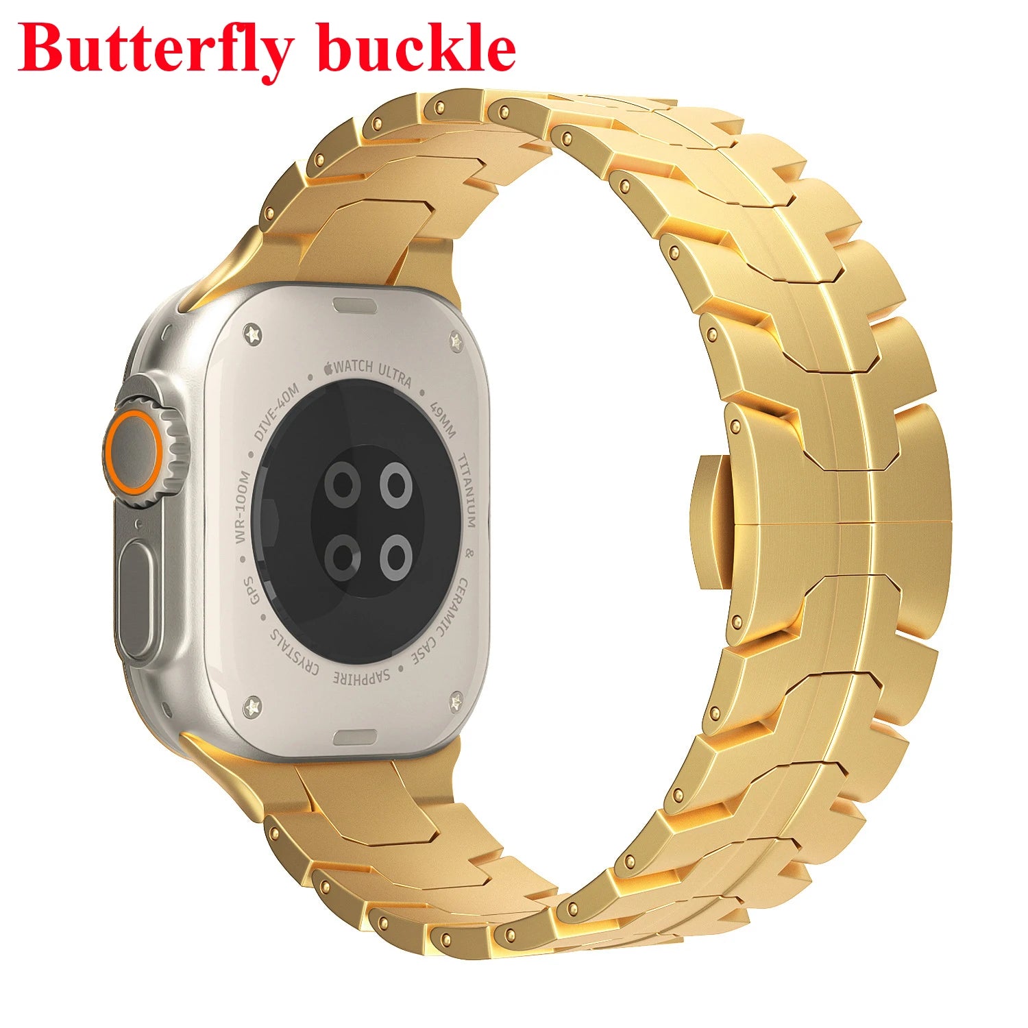 Bracelet Luxe Acier Inoxydable 316L pour Apple Watch