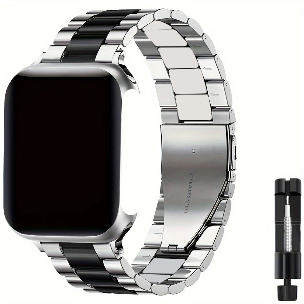 Bracelet Apple Watch Métal Étanche | Acier Inoxydable Sangle Ultra 49mm / 45mm