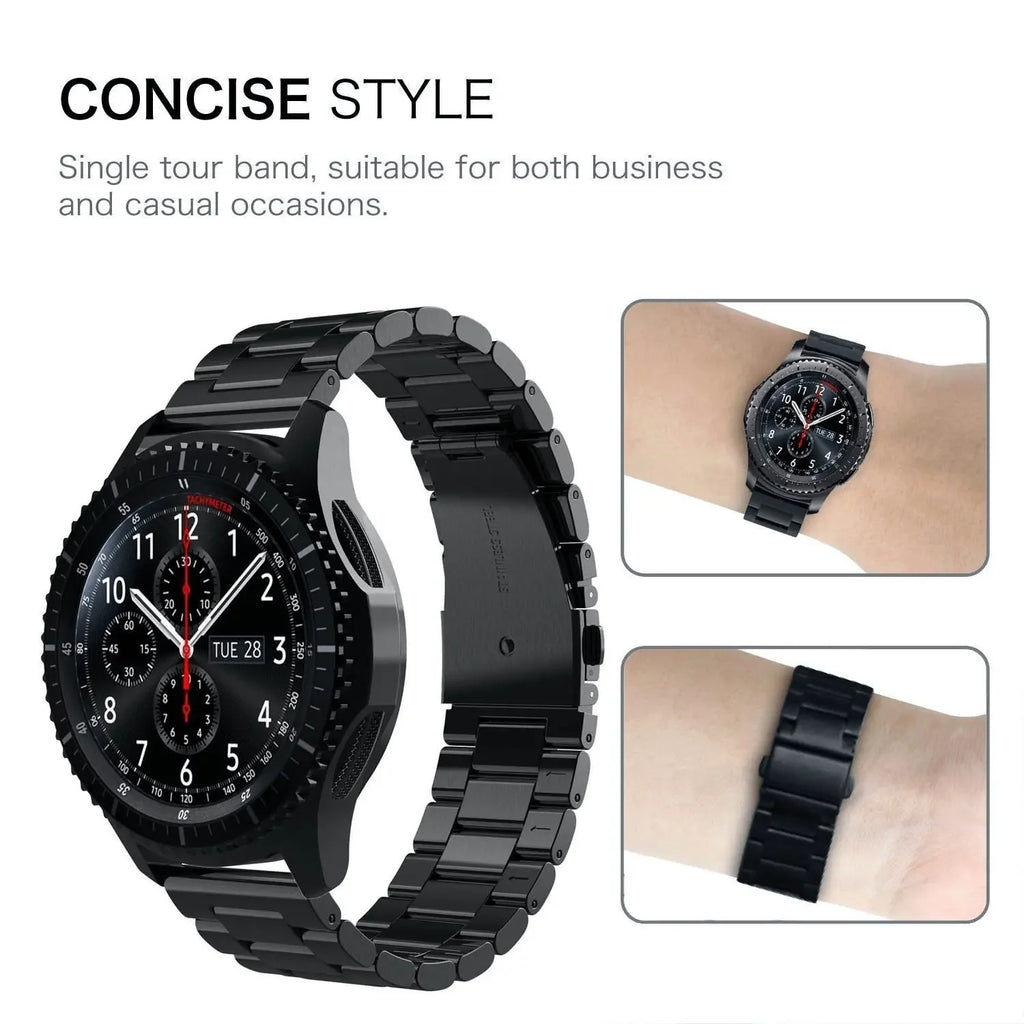 Bracelet en Acier Inoxydable Premium pour Samsung Galaxy Watch (7, 6, 5, 4 & Pro)
