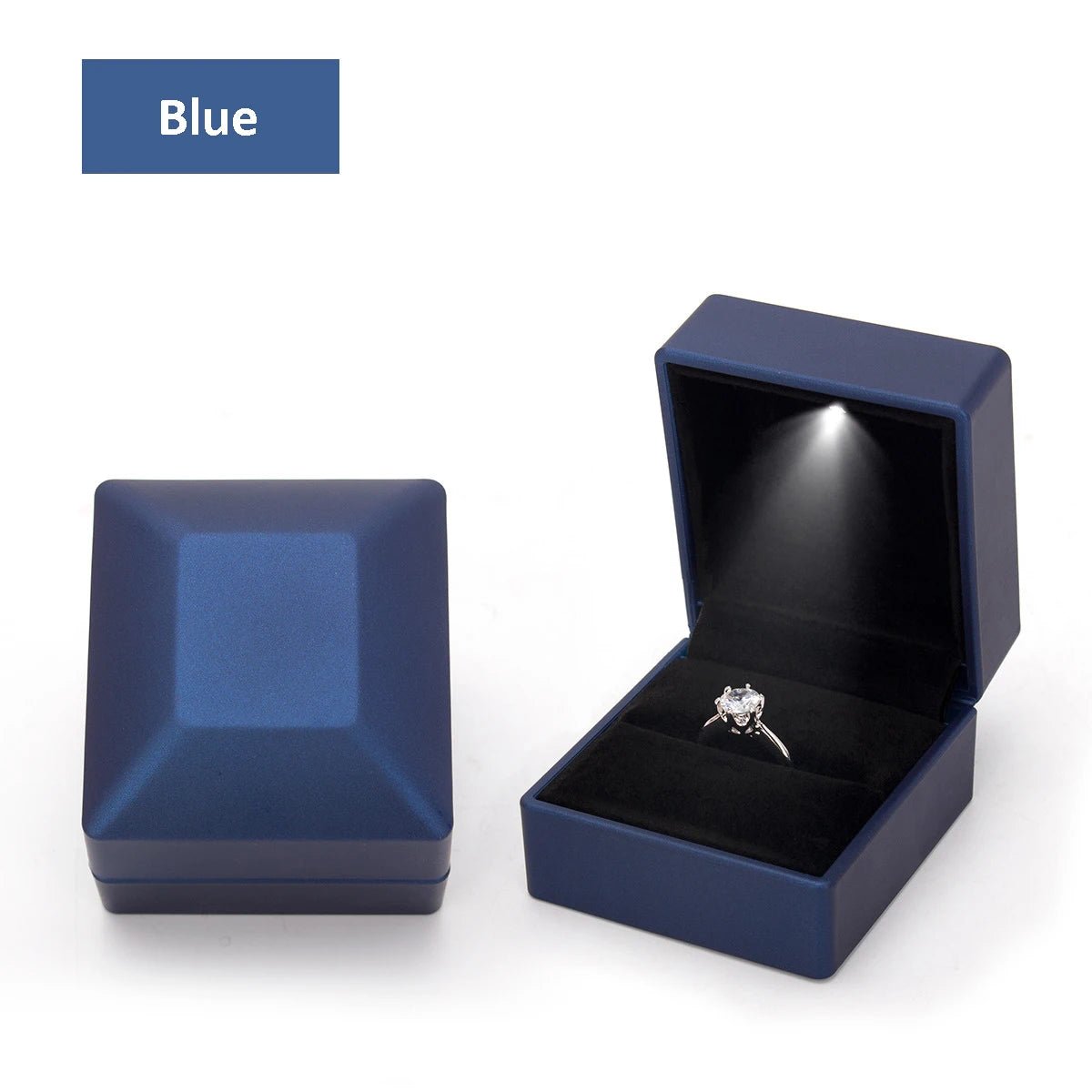 Écrin Luxueux à Bague LED Sécurisé - Protection Suprême pour Bagues de Fiançailles et Proposition Mémorable - SilverProtect - kit de nettoyage et polissage