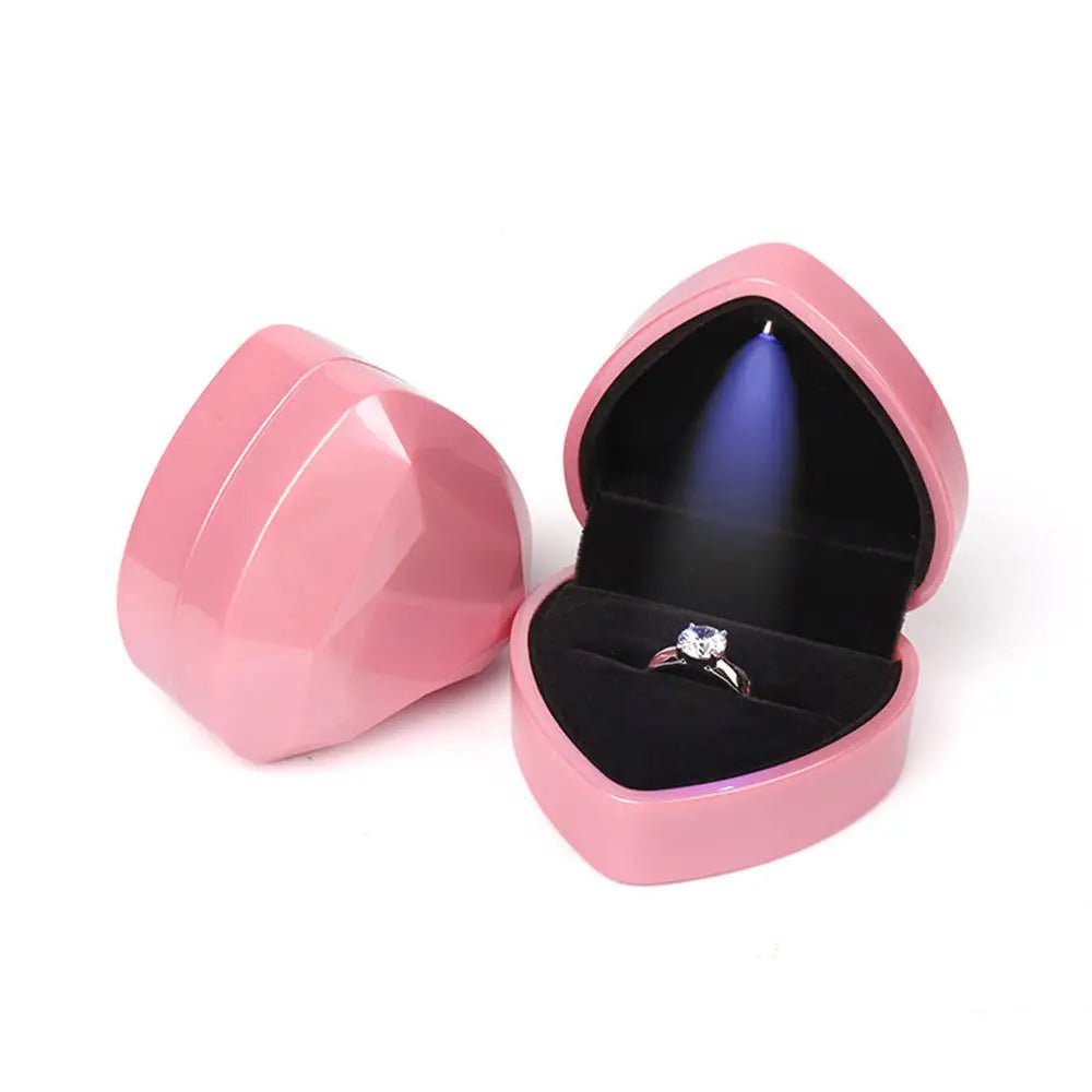 Écrin Luxueux à Bague LED Sécurisé - Protection Suprême pour Bagues de Fiançailles et Proposition Mémorable - SilverProtect - kit de nettoyage et polissage